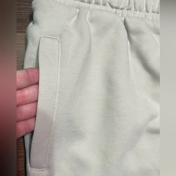 NWT XXL Cream Knit Jogger Drawstring elastic waist jogging pants sweat pants - Picture 10 of 16